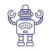 Vintage Robot 2 Illustration from UX Line Set