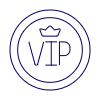 Gold Vip Coin illustration - Free transparent PNG, SVG. No sign up needed.
