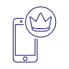 Phone Crown illustration - Free transparent PNG, SVG. No sign up needed.