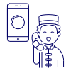 Auto Attendant 3 Illustration from UX Line Set