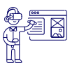 Vr App Devolopment 1 Illustration from UX Line Set