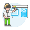 Vr App Devolopment 1 Illustration from UX Colors Set