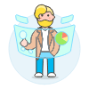 Gui Hologram 1 Illustration from UX Colors Set