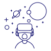 Playing VR Space 1 illustration - Free transparent PNG, SVG. No sign up needed.