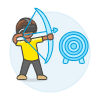 Vr Archery 2 Illustration from UX Colors Set