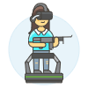 Vr Shooting 1 6 Illustration from UX Colors Set