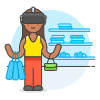 Vr Shopping 1 4 Illustration from UX Colors Set