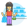 Vr Shopping 1 6 Illustration from UX Colors Set