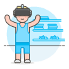 Vr Shopping 2 2 Illustration from UX Colors Set