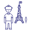 Vr Eiffel 1 Illustration from UX Line Set