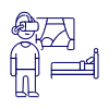 Vr Hotel Room 1 Illustration from UX Line Set