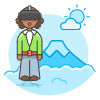 Vr Mountain 5 Illustration from UX Colors Set