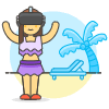 Vr Vacation 4 Illustration from UX Colors Set