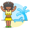 Vr Vacation 5 Illustration from UX Colors Set