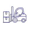 Forklift 1 illustration - Free transparent PNG, SVG. No sign up needed.