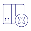 Package Denied Illustration from UX Line Set
