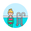 Sports Swimming 7 Illustration from UX Colors Set