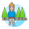 Ice Skate 7 Illustration from UX Colors Set