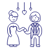 Lesbian Wedding 1 Illustration from UX Line Set
