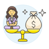 Balance Equal 6 Illustration from UX Colors Set