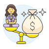 Balance Unhappy 6 Illustration from UX Colors Set