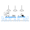 Coworking Place illustration - Free transparent PNG, SVG. No sign up needed.