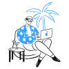 Freelancer Illustration from Brooklyn Set