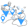 Remote Work 3 Illustration from Brooklyn Set