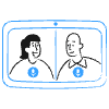 Virtual Meet 3 Illustration from Brooklyn Set
