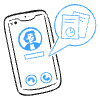 Work Call 2 illustration - Free transparent PNG, SVG. No sign up needed.