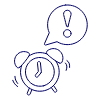 Alarm Alert Illustration from UX Line Set