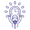 Energized Employee 3 Illustration from UX Line Set