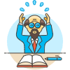 Stress Employee 2 Illustration from UX Colors Set