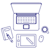 Workspace 2 1 Illustration from UX Line Set