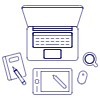 Workspace 2 2 Illustration from UX Line Set