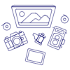 Workspace 6 Illustration from UX Line Set
