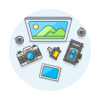 Workspace 6 Illustration from UX Colors Set