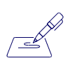 Pen Drawing Illustration from UX Line Set