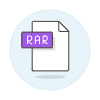 Rar File 2 Illustration from UX Colors Set