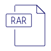 Rar File 2 Illustration from UX Line Set