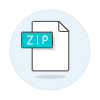 Zip File 2 Illustration from UX Colors Set