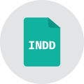 Indd File Icon from Kameleon Colors Set | Free Download as SVG Vector and Transparent PNG | Streamline icons