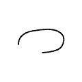 Abstract Oval Line