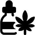 Cannabis Extract 3 Icon from Ultimate Bold Set | Free Download as SVG Vector and Transparent PNG | Streamline icons