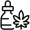 Cannabis Extract 3 Icon from Ultimate Light Set | Free Download as SVG Vector and Transparent PNG | Streamline icons