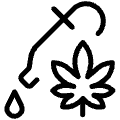 Cannabis Extract Oil 1 Icon from Ultimate Light Set | Free Download as SVG Vector and Transparent PNG | Streamline icons