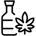 Cannabis Extract Oil 2 Icon from Ultimate Light Set | Free Download as SVG Vector and Transparent PNG | Streamline icons