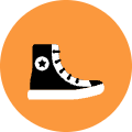 Sneakers Icon from Kameleon Pop Set | Free Download as SVG Vector and Transparent PNG | Streamline icons