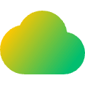 Cloud Icon from Sharp Gradient Set | Free Download as SVG Vector and Transparent PNG | Streamline icons