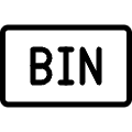 Bin Icon from Ultimate Light Set | Free Download as SVG Vector and Transparent PNG | Streamline icons